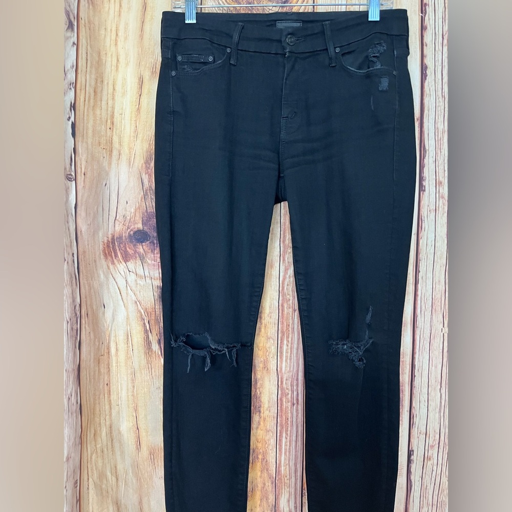 Mother Looker Ankle Fray Jeans Women’s Size 28 “Guilty as Sin” Wash